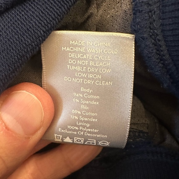 Myles Apparel Skyline Heavyweight Fleece Joggers Navy Blue Size Small - Picture 6 of 9